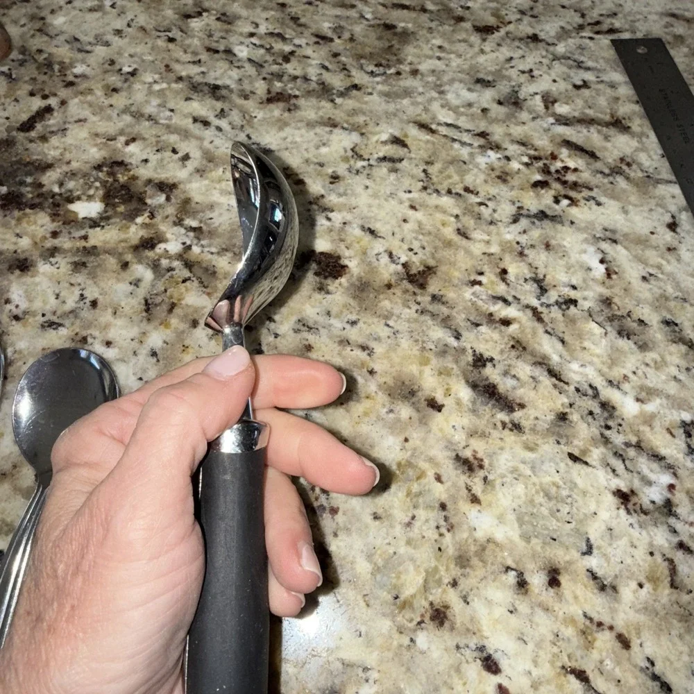 Stainless Steel Kitchen Utensils, Slotted Spoon, Spoon ice cream scoop Etc 5169‎